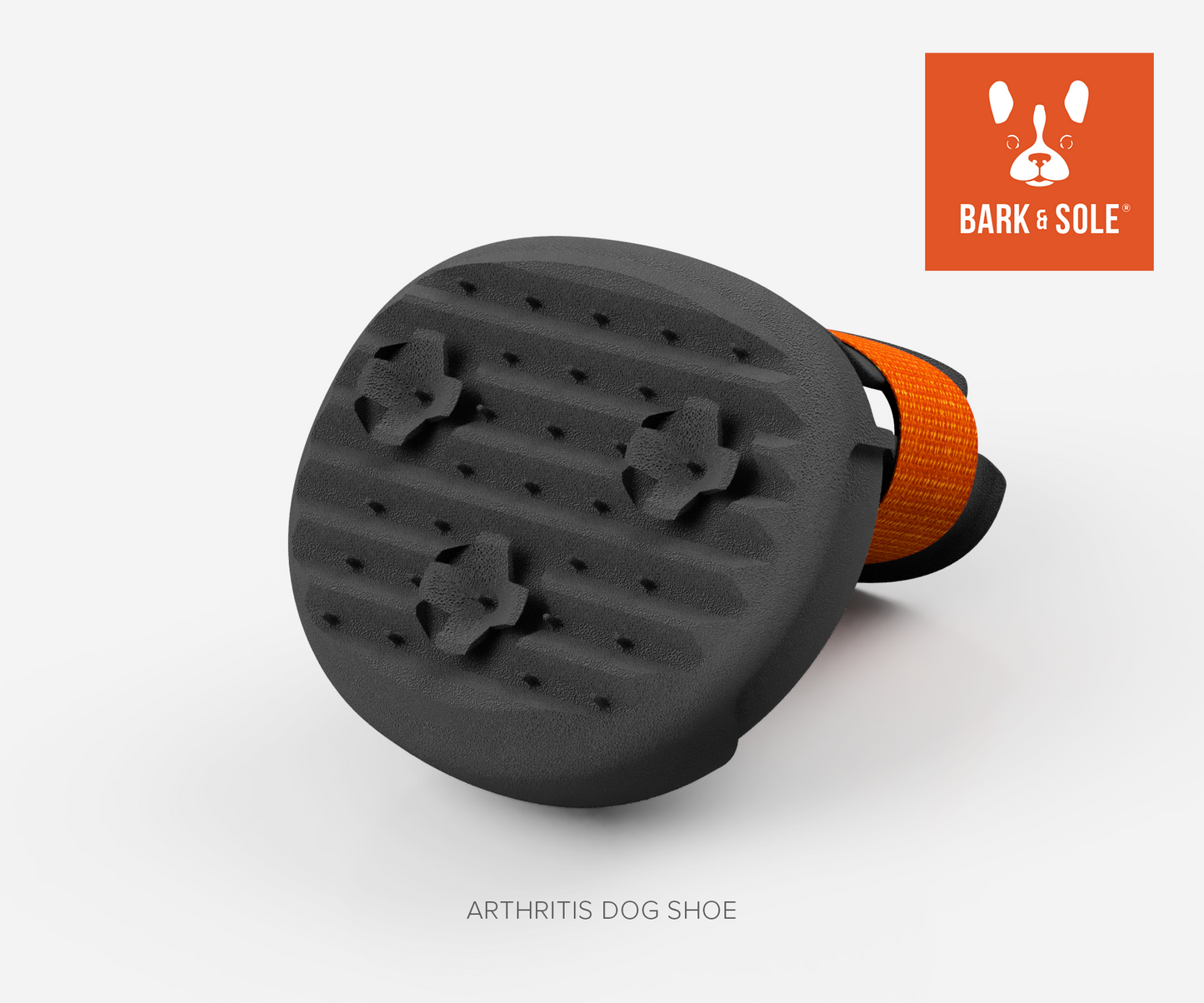 Arthritis dog shoe bottom view