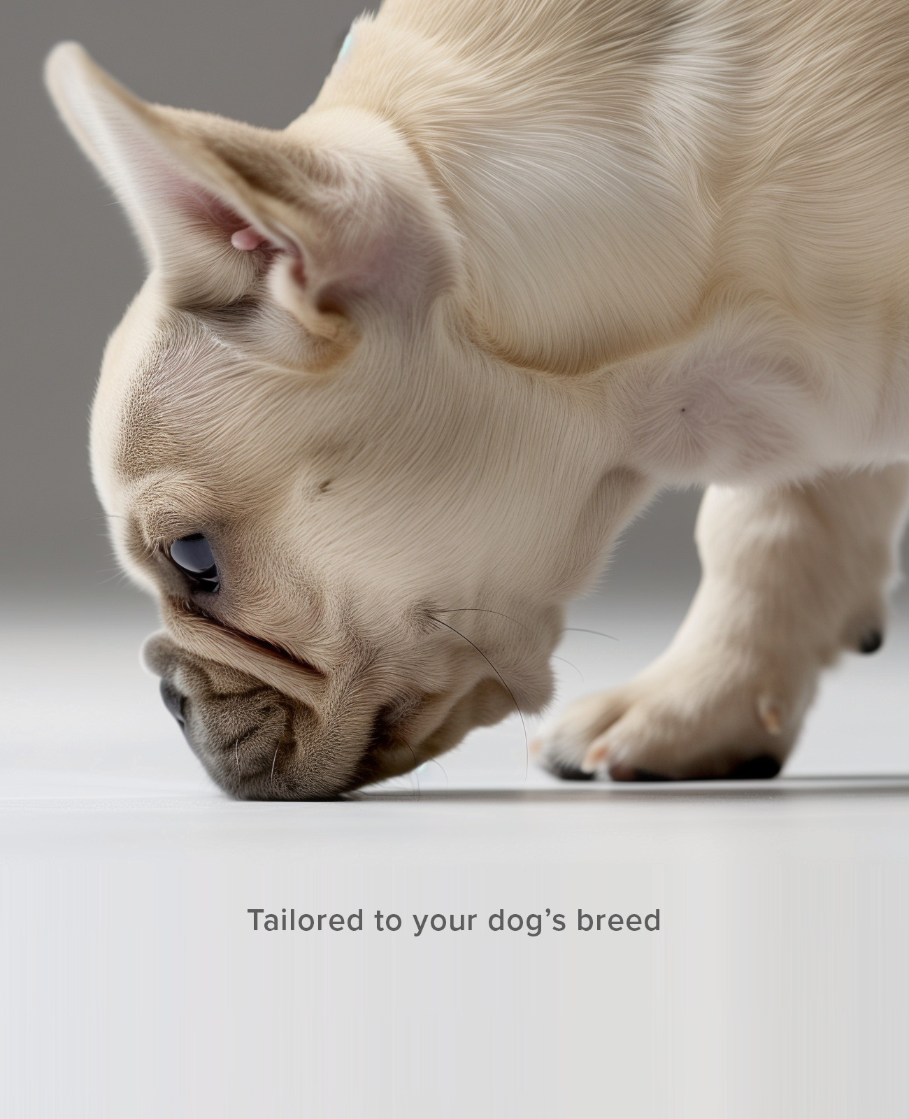 Custom dog shoes tailored to French bulldog breed