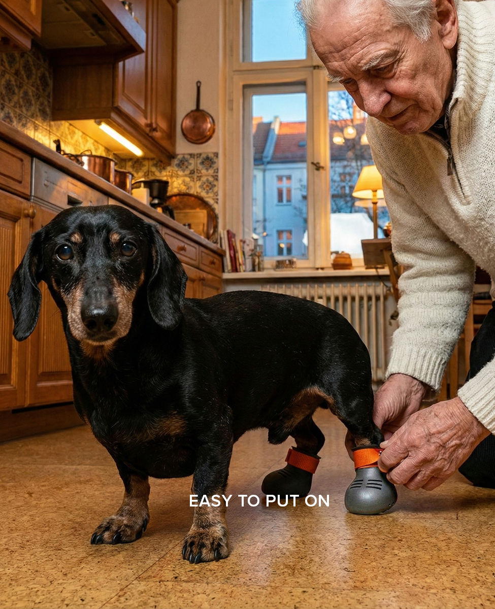 Dachshund custom summer shoes are easy to put on