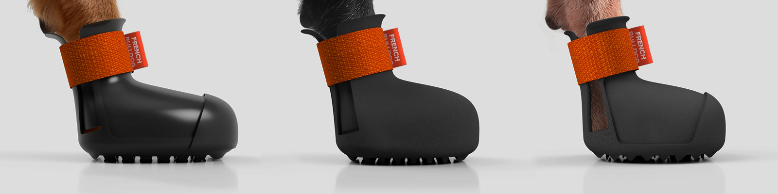 French bulldog shoes 3 types