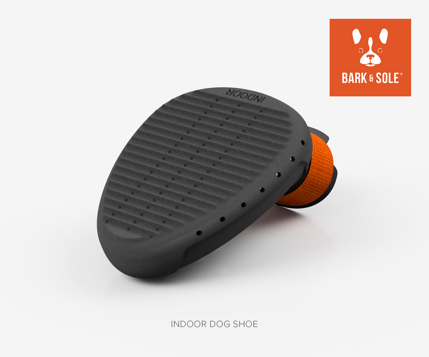 Indoor dog shoes bottom view