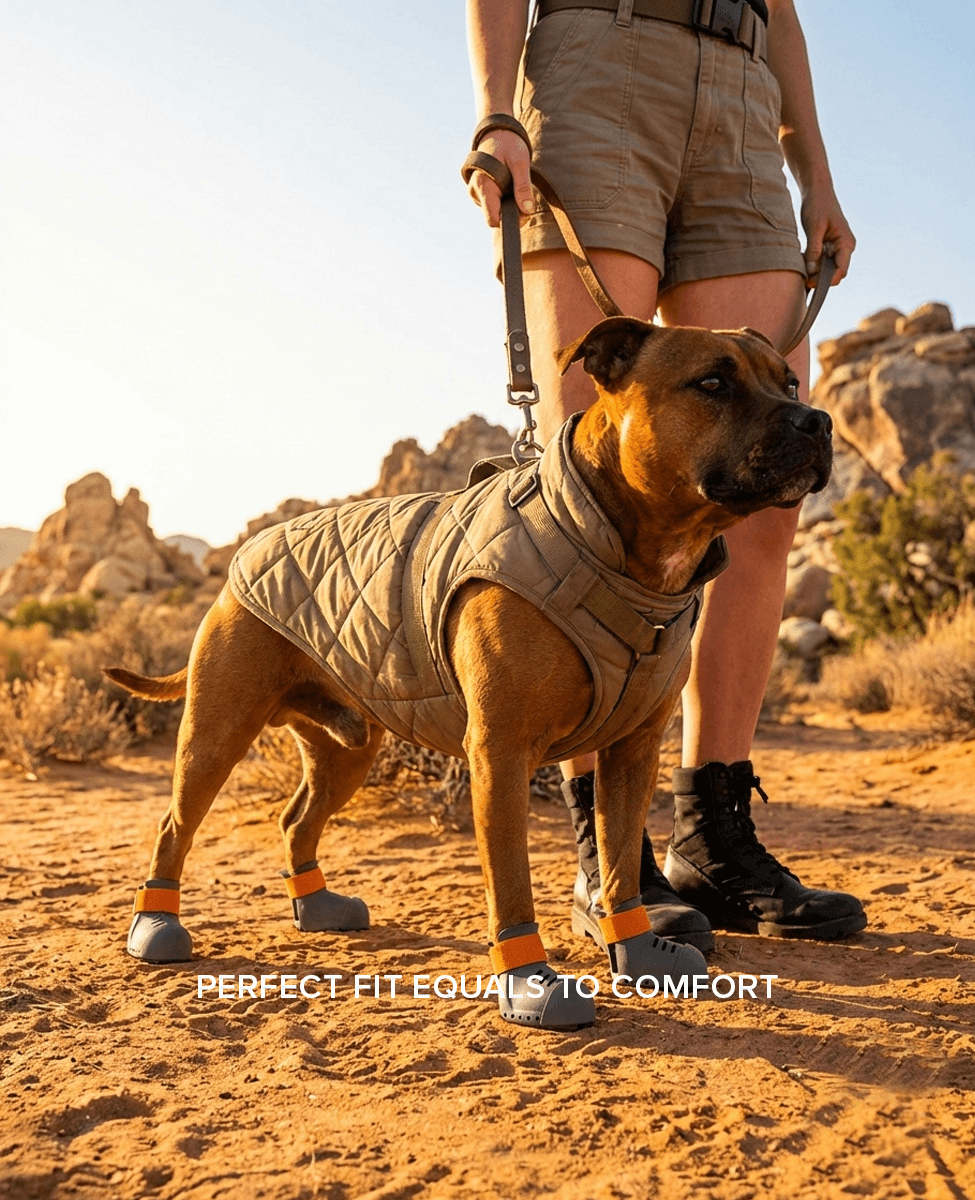BARK & SOLE staffy summer dog shoes