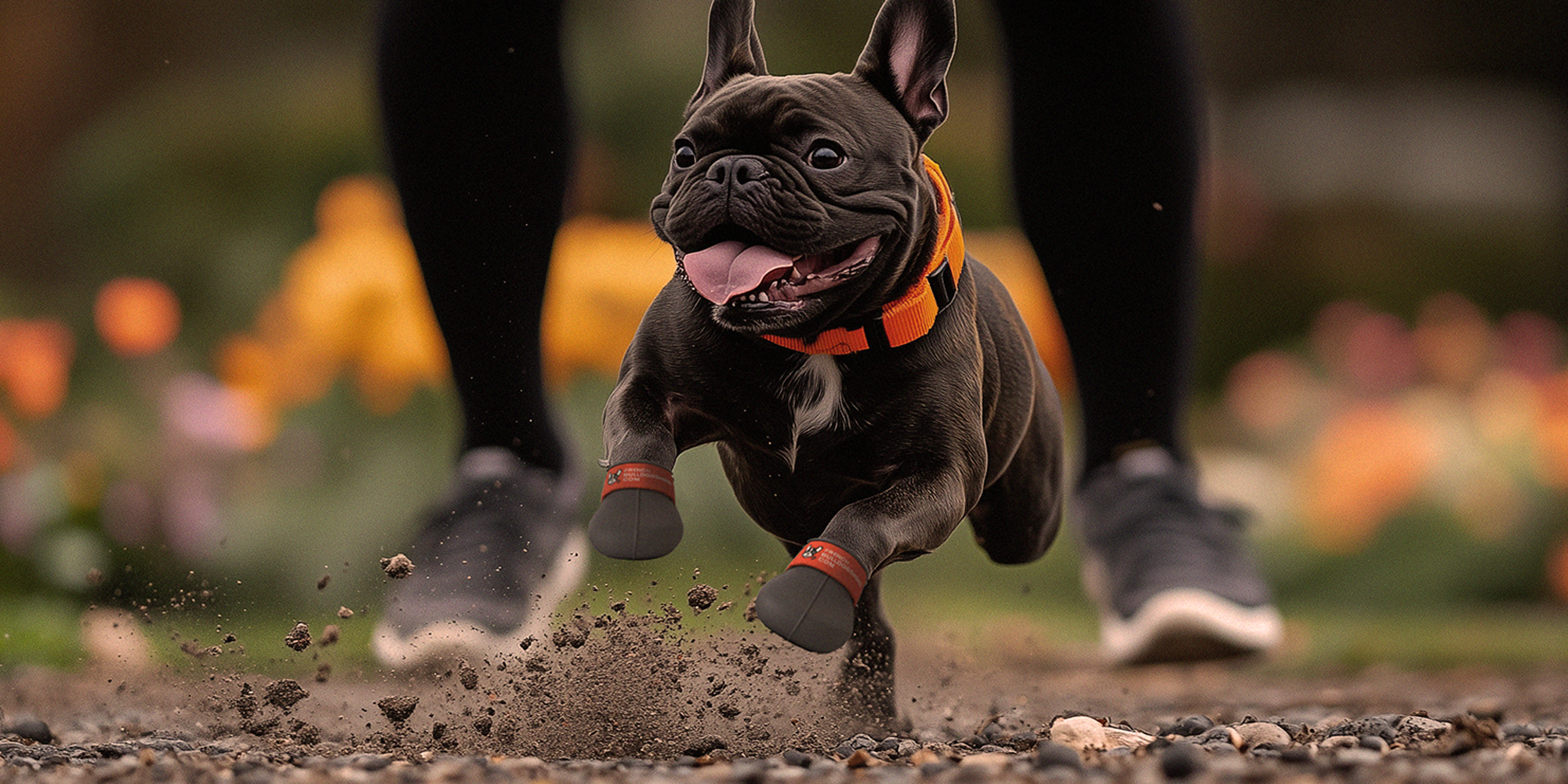 Best fitting custom-made dog shoes. French bulldog shoes protect all dogs' paws from weather or medical conditions like walking difficulties, wounds, or dragging feet, knuckling.