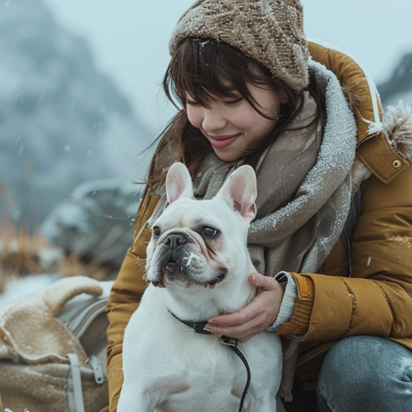Custom dog paw protection for winter