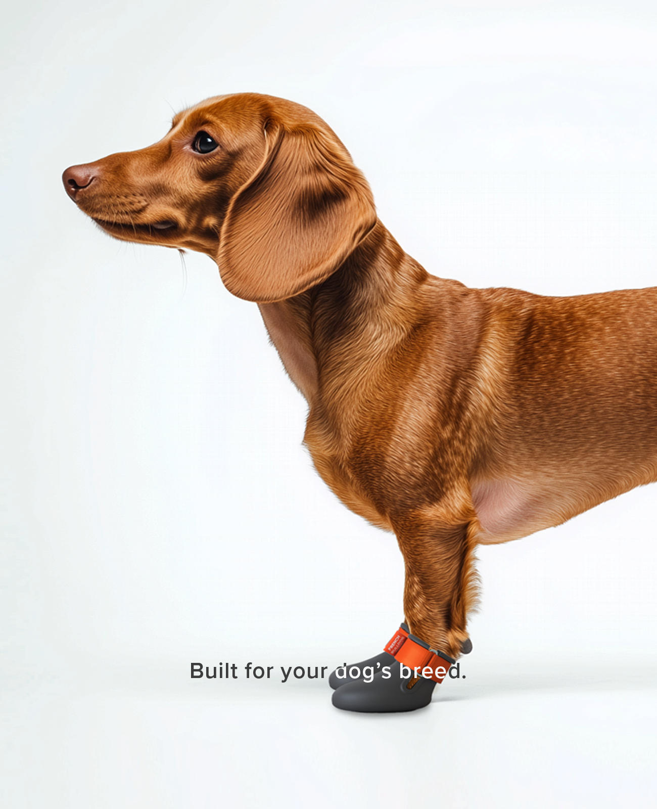 Custom Bark & sole dog shoes are built to your dog's breed