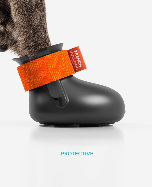 BARK & SOLE Glasier grip custom dog shoe from side