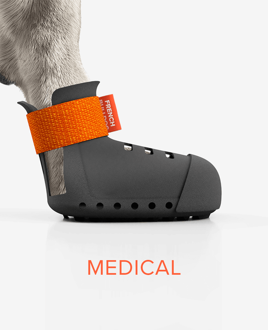 Paw armor custom dog shoe side view