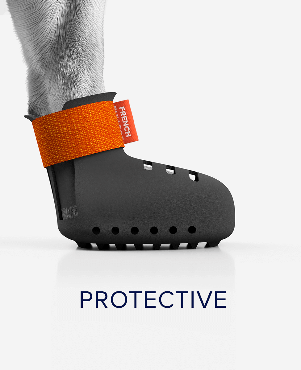 BARK and SOLE custom dog shoe side