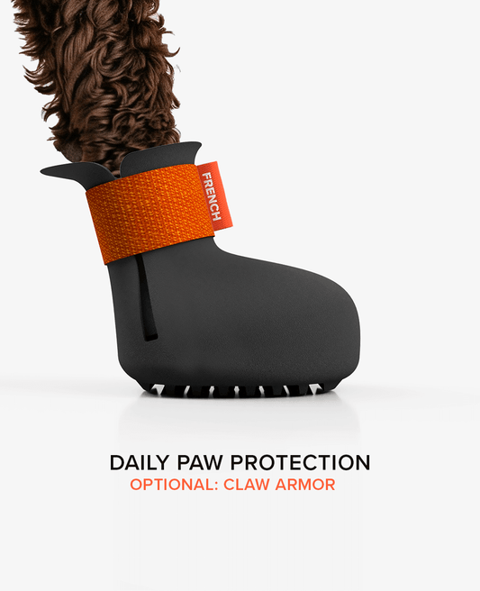 BARK & SOLE standard custom dog shoe side view