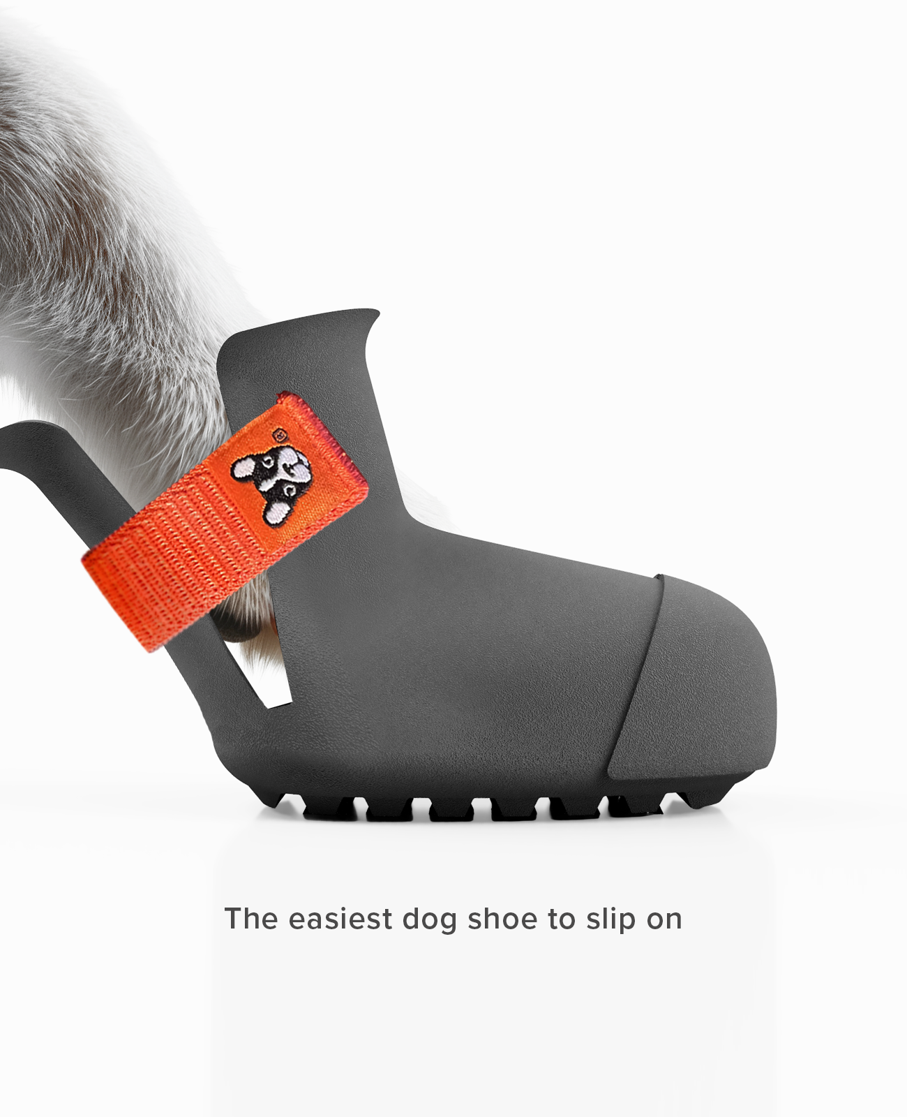 BARK and SOLE custom dog shoes are the easies dog shoes to put on
