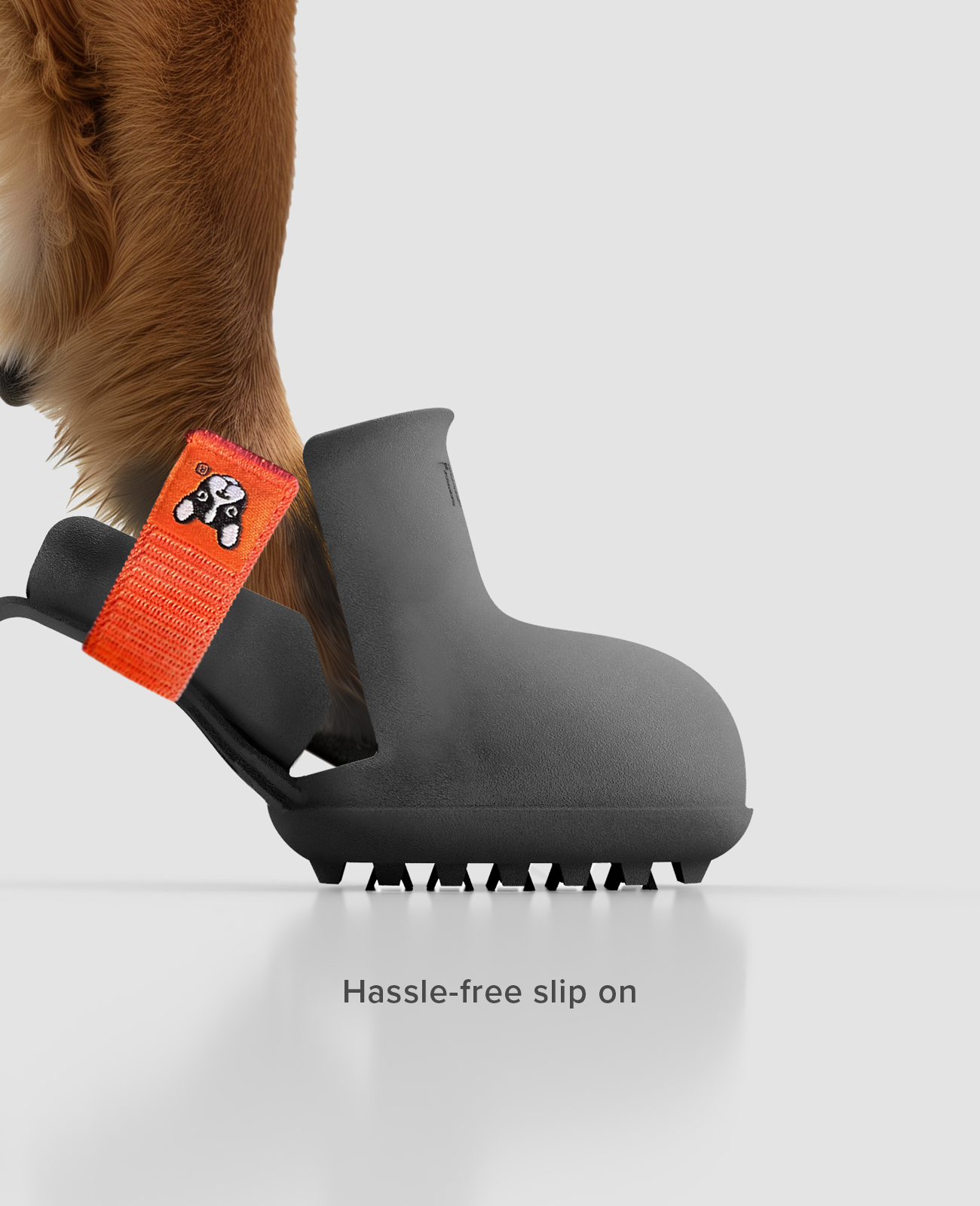 Protective dog shoes slips super easily