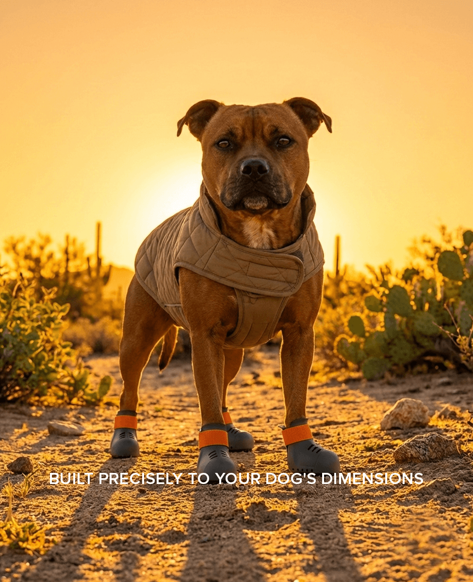 BARK & SOLE staffy summer dog shoes